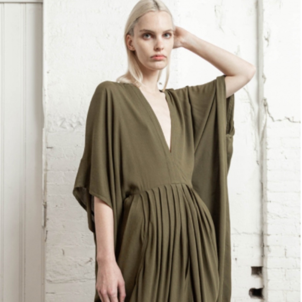 NWT - Nicholas K Drifter Dress in Olive, Size S
